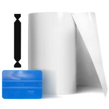 VViViD Klare Lackschutzfolie aus Vinyl, 12 x 120 Zoll, inkl. 3M-Rakel und schwarzem Filzapplikator