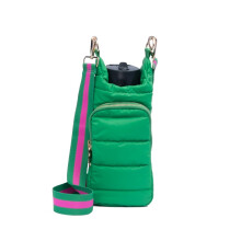 WanderFull Original HydroBag | Quilted Water Bottle Holder Crossbody Bag with Pockets and Strap | Carry 32 oz Water Bottle Tumbler Phone Purse | K