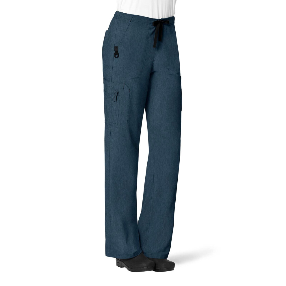 Carhartt Women's Cross-Flex Boot Cut Cargo Pant  Navy Heather  Medium