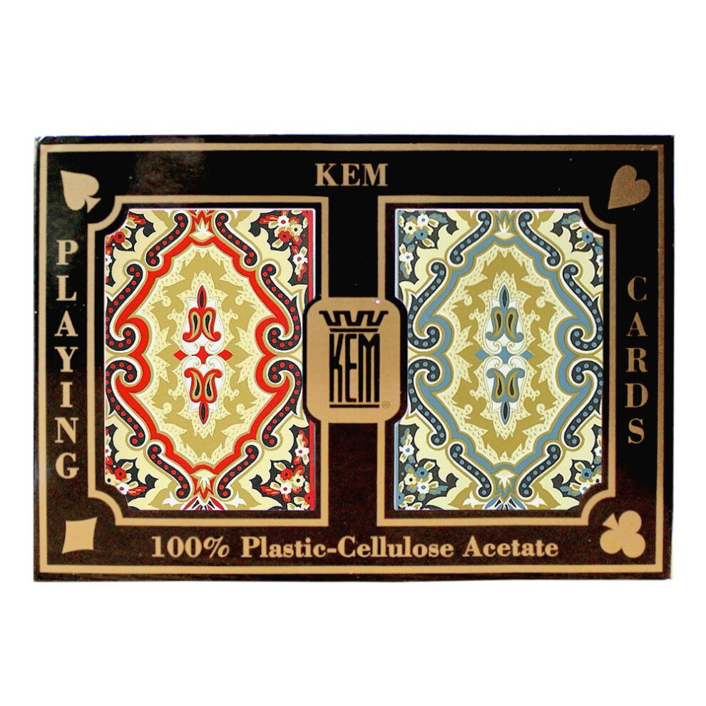 Springbock Kem Paisley Narrow Standard Index Playing Cards Standard Index Playing Cards