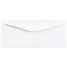 Jam Paper #11 buste commerciali commerciali - 4 1/2 x 10 3/8 - bianco - 50/pacchetto