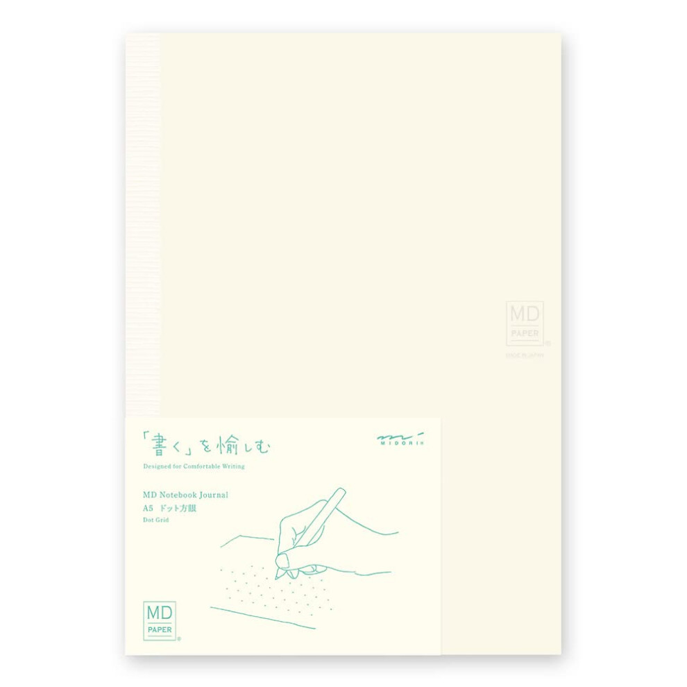 Fiahng Midori 15310006 Notebook, Md Notebook, Journal, A5, Dot Square A-image