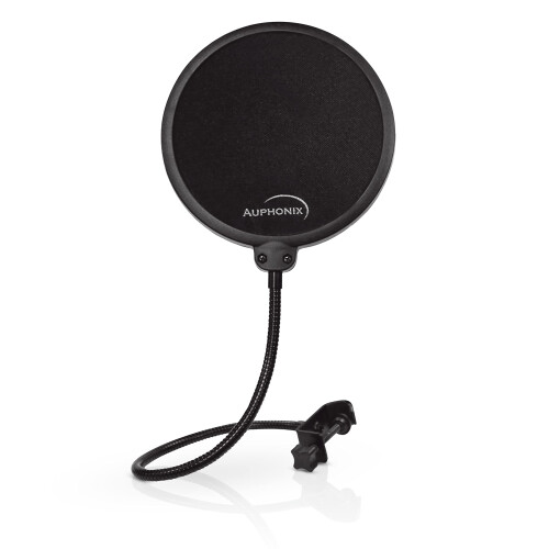 Filtro Pop Auphonix para Microfone - Tela de 6 polegadas para Gravação em Estúdio, Podcasts e Streaming - MPF-1