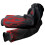 Ενισχυμένα μανίκια BLACK STALLION BSX FR - Μαύρο με κόκκινες φλόγες 2