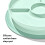 OXO OXO Tot Stick and Stay Suction Divided Plate - Opal 3