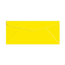Envelopes Amarelos Brilhantes #10 - Perfeitos para Enviar Cartas, Memos, Convites, Faturas | 4 1/8" x 9 1/2" | 50 Envelopes