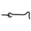 National Hardware N166-005 Hook & Eye 4"""" Black 2