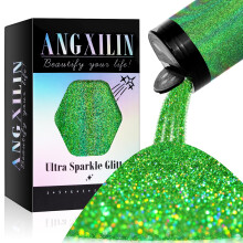 Jemn holografick trpytky pro epoxidovou pryskyrici DIY Craft ANGXILIN Vysokokapacitn ejkrov lhev 260 g Jemn trpytky na nehtov umen Face Make