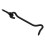 National Hardware N166-005 Hook & Eye 4"""" Black 1