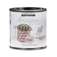 Rust-Oleum 345700 Imagine Craft & Hobby Intense Glitter Paint 8 Oz Iridescent 128 Fl Oz (1 St ck)