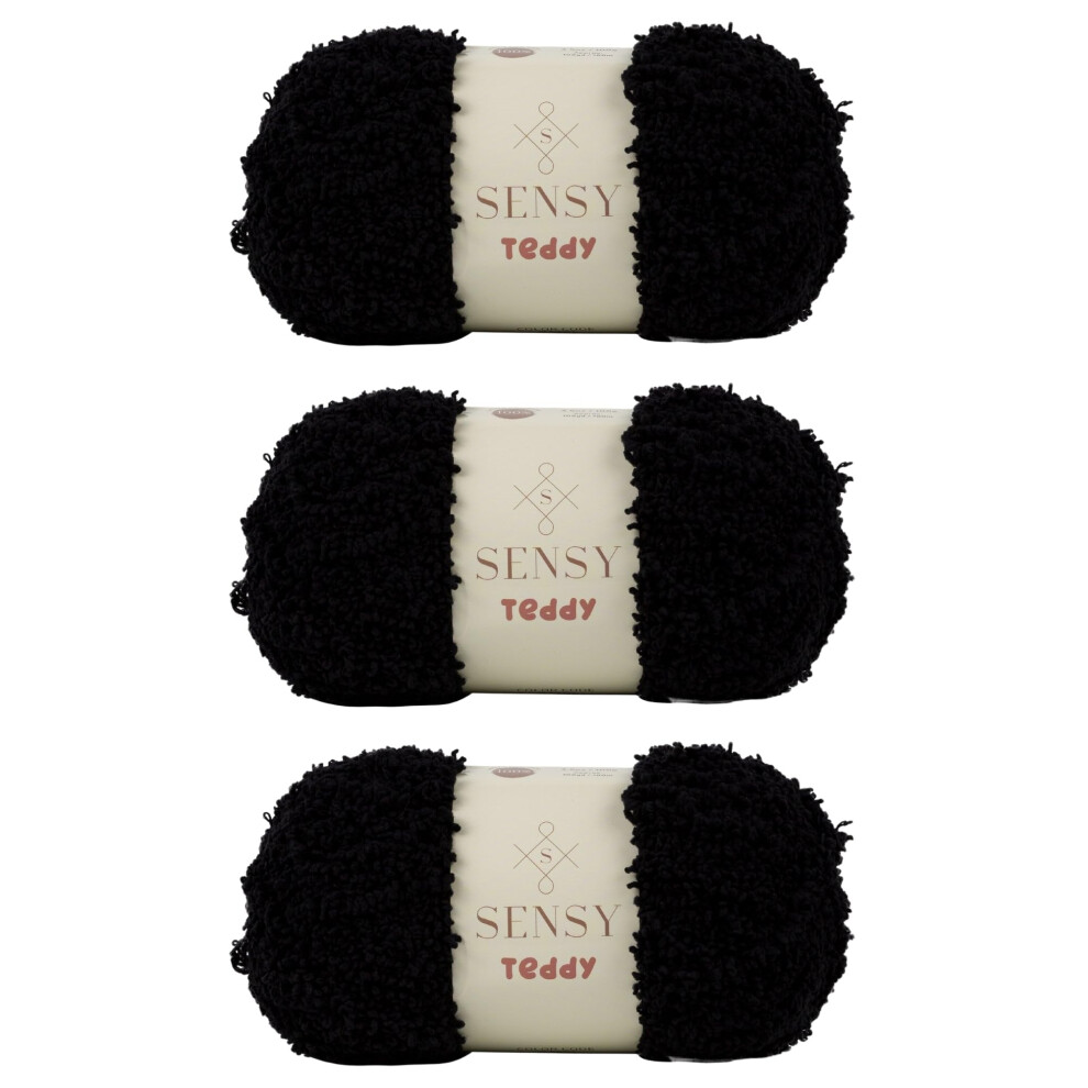 3 Strengen Sensy Teddy Garens voor Haken, Schapen Garens, Sherpa Fleece Garens, Zacht en Cozy Garens