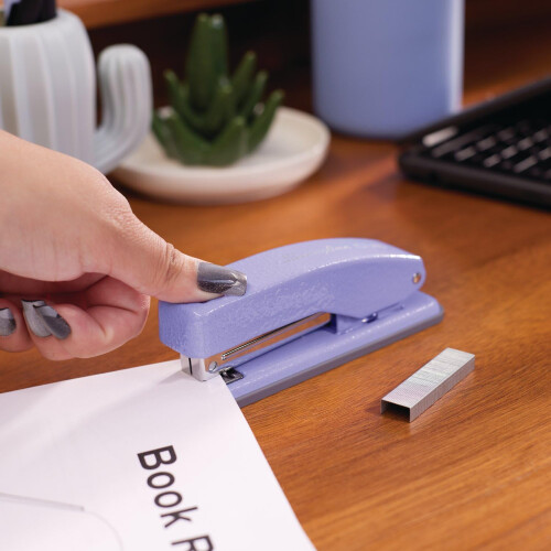Swingline Cub Compact Stapler, Metal, 20 Folhas, Roxo Periwinkle (S701071) 2