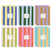 S&O Palm Beach bedankkaarten met enveloppen Blanco wenskaarten voor handgeschreven berichten Set van 24 stijlvolle notities en omslagen Geassorteerde