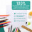 TecUnite 60 Folhas de Papel para Aquarela Bloco Branco Pressão Fria para Crianças Artistas (5 x 7 Polegadas) 2