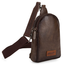 Wrangler Vegan Leather Crossbody Bag Small Sling Bag for Women