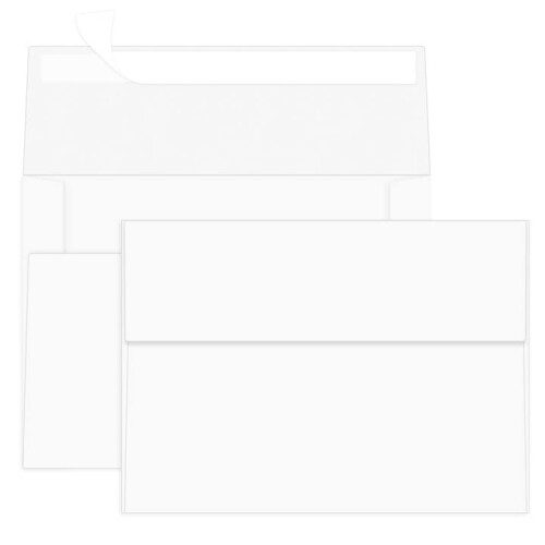 Rinrda 4x6 envelopes brancos para o convite A6 Envelope 4,75 x 6,5 polegadas 4x6 Envelopes para cartas A6 Envelopes self selo
