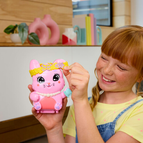 Polly Pocket Polly Pocket Bonecas e Playset, Compacto de Coelho para Chá, Brinquedo de Viagem com 1 Mini Boneca e Acessórios 1