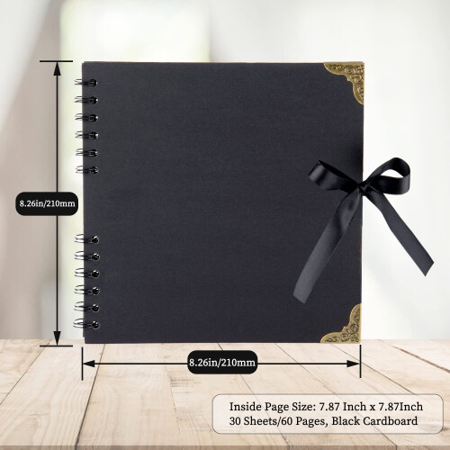 Álbum de Scrapbook LOYAL BOOK (8 x 8 polegadas) 60 Páginas Ideal para Álbuns de Casamento e Aniversário 1