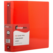 Jampapier plastic 2 inch bindmiddel - rood 3 ringbinder - individueel verkocht