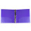 Fichário de Plástico JAM PAPER 2 polegadas - Roxo com 3 Argolas 3