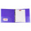 Fichário de Plástico JAM PAPER 2 polegadas - Roxo com 3 Argolas 4
