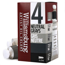 Golden Artist Colors Williamsburg Oil Neutral Gray 4-delige set (60089100)