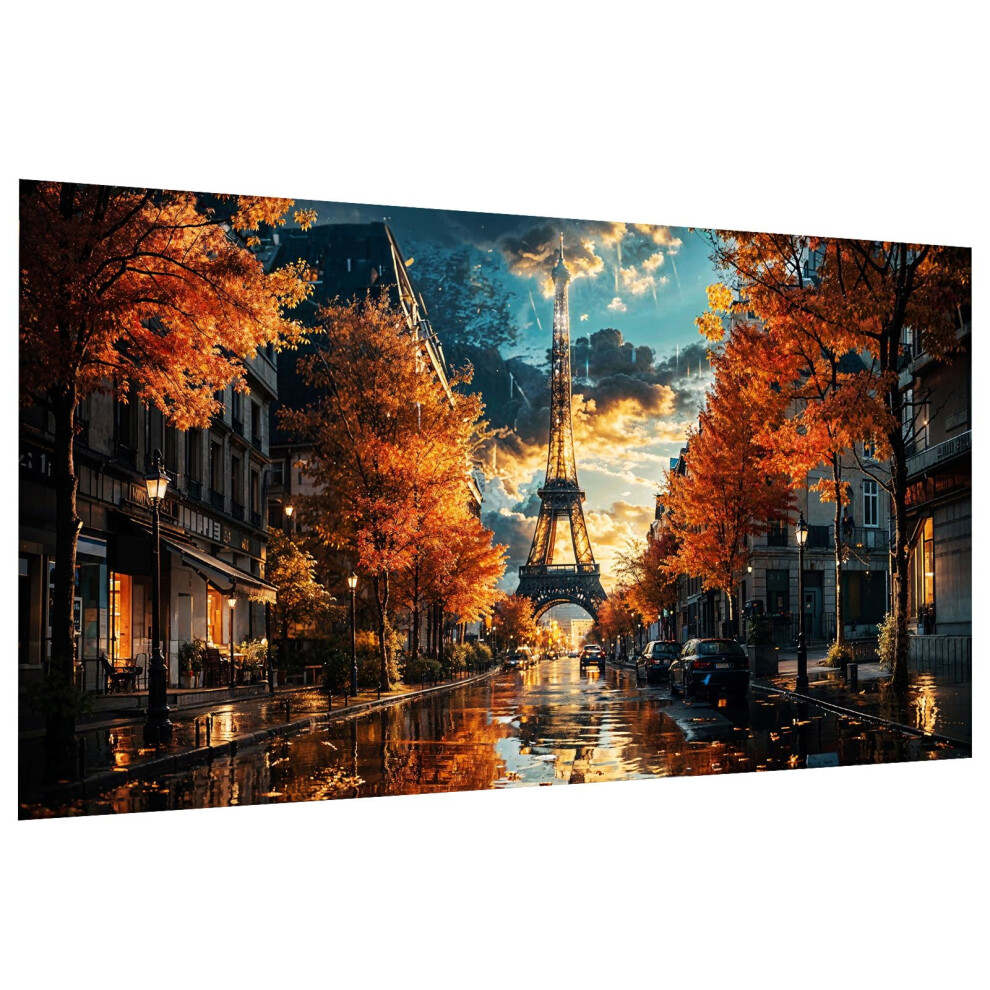 Jooz Kits De Pintura De Diamantes Grandes Para Adultos - Kits De Pintura De Diamantes 5D De La Torre Eiffel Para Adultos, Bricolaje, Taladro Comp-image