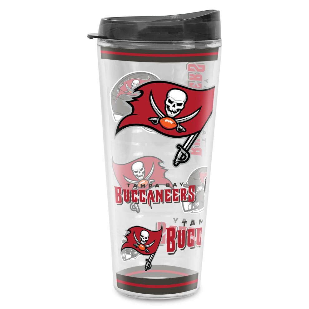 Rico Industries Nfl Football Tampa Bay Buccaneers Doppelwandiger Tritan-Becher, 590 Ml-image