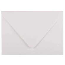 JAM PAPIR A7 invitationskonvolutter med euroklap - 5 1/4 x 7 1/4 - Hvid - 50/Pak