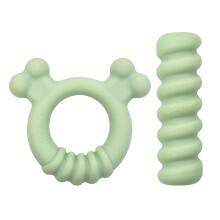 Nylabone Puppy Chew Toy Bundel, Voor Teething Puppies, Pindakaas en Kip Smaak, Klein - Tot 25 lbs, 2 Pack