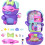 Polly Pocket Polly Pocket Boneca e Playset, Compacto de Sono com Cão, Brinquedo de Viagem com 1 Mini Boneca, Cães e Acessórios 1