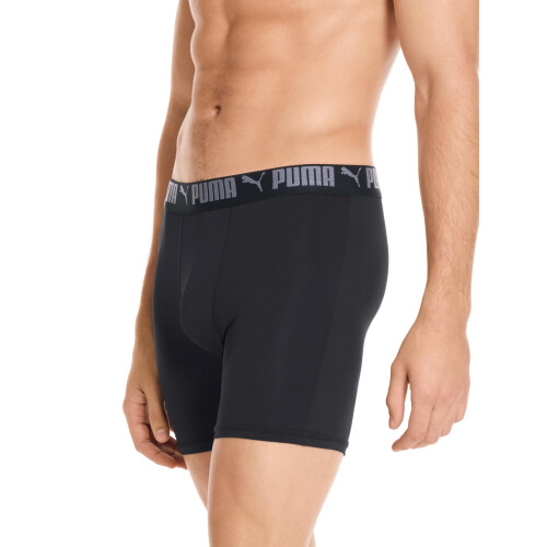 Puma PUMA Boxer Briefs de Performance Masculinos em Pack de 5, Preto 1