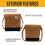 Carhartt Carhartt, Ανθεκτική, Ρυθμιζόμενη Τσάντα Crossbody με Κάλυμμα και Κουμπί, Καφέ 2