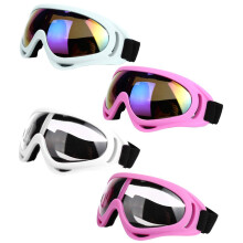 LJDJ Skibriller Pakke med 4 Snowboardbriller Motorcykelbriller UV-beskyttelse Anti-dug til m?nd, kvinder, b?rn
