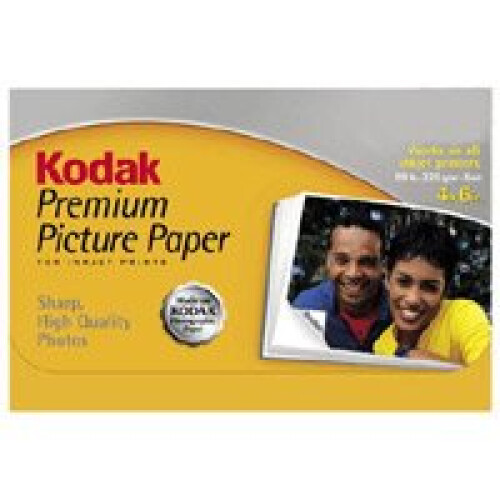 Kodak Papel Fotográfico Premium Kodak 8456352, Satin, 4x6 polegadas, 75 Folhas