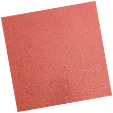 Papel Cartão de Glitter Vermelho Cobre 12x12 Pol 10 Folhas, Papel Colorido para Scrapbooking e DIY