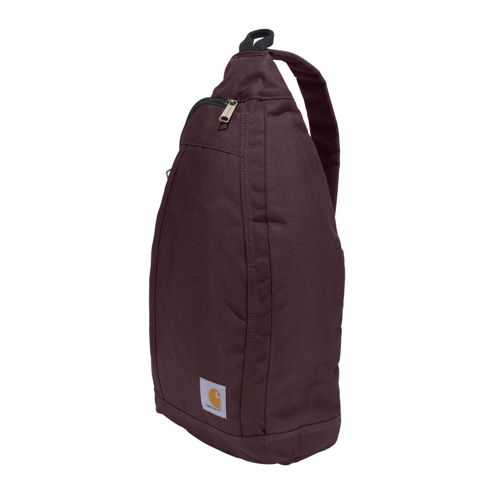 Carhartt Durable Sling Bag  Side Release Buckle  Tablet Sleeve and Adjustable Strap  Crossbody Backpack (Port)  One Size