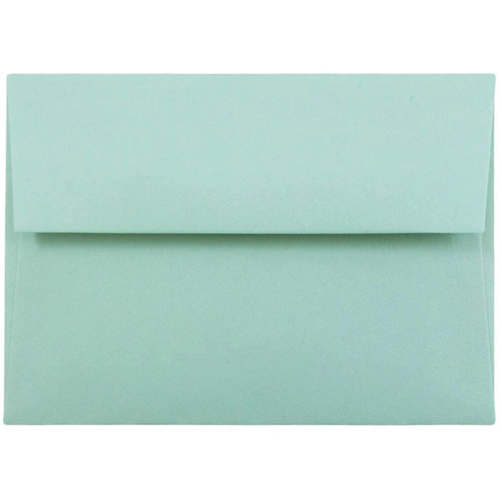 Jam Paper 4Bar A1 Premium-Einladungsumschl Ge 3 5/8 X 5 1/8 Aquablau 100/Packung-image