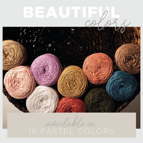 (3 Pack) Lion Brand Yarn Coboo Bamboo Yarn  Peach 2