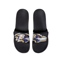 FOCO NFL Baltimore Ravens Heren Cropped Big Logo Slide, Groot (11-12)