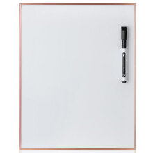 Mr. Pen-tør sletningskort 14 x 11 Rose Gold Aluminiumsramme med en sort tør sletning Marker White Board tør slet Magnetisk tørt sletning Board Li