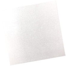 Cartolina com glitter branco 12x12 polegadas 10 folhas de papel cartolina colorido para fazer cartes de scrapbooking e artesanato DIY (branco)
