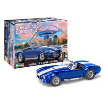 Modelov sada Revell Level 4 Shelby Cobra 427 S/C Model v mertku 1/24
