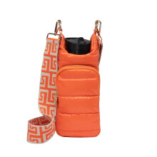 WanderFull Original HydroBag | Quilted Water Bottle Holder Crossbody Bag with Pockets and Strap | Carry 32 oz Water Bottle Tumbler Phone Purse | O