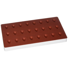 Silik nov forma na mal hru ky, 24 priehlb n, 30,5 cm D x 18 cm