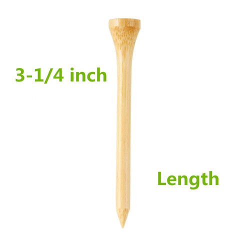 SHKIBY 280 Pcs Tees de Golfe de Bambu 3-1/4 Polegadas - Mais Fortes que Tees de Madeira Biodegradáveis 1