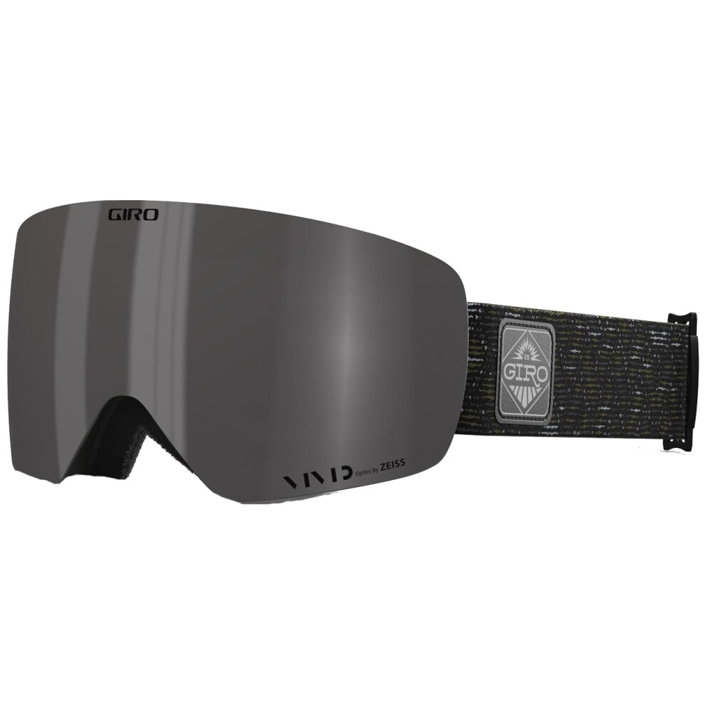 Giro Contour Rs Ski Goggles - Snowboard Goggles For Men & Women - Trail Wilder Strap W/Vivid Smoke/Vivid Infrared Lenses Green