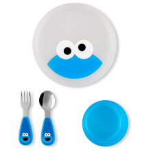 Skip Hop x Sesame Street 4-dielna sada na krmenie batolata Cookie Monster