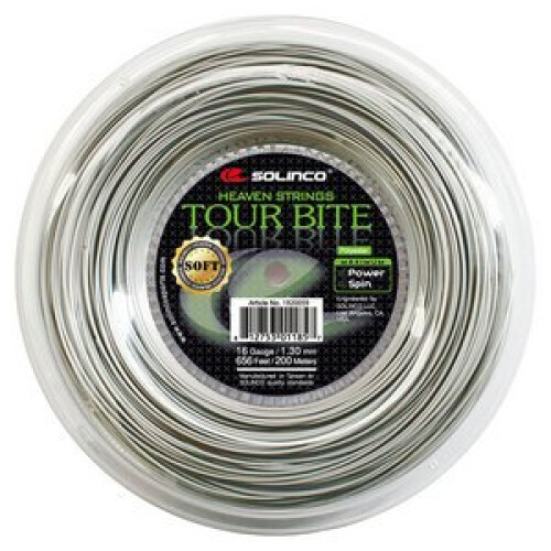 Solinco Tour Bite Soft Tennis String Reel Light Silver (18 Silver) 2