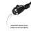 Kryptonite Cabo de Cadeado KryptoFlex Kryptonite para Bicicleta, 2FT/6FT/10FT Longo, 12mm Espesso 3